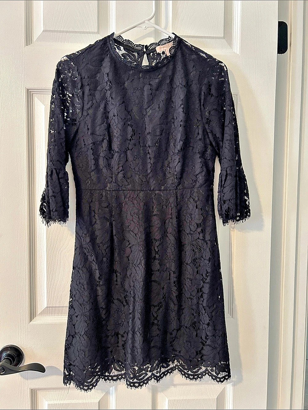 Forever 21 Black Lace Mini Dress Small Like New
